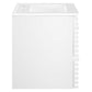 Modway Render 24’’ Wall-Mount Bathroom Vanity in White White MDY-EEI-4433-WHI-WHI