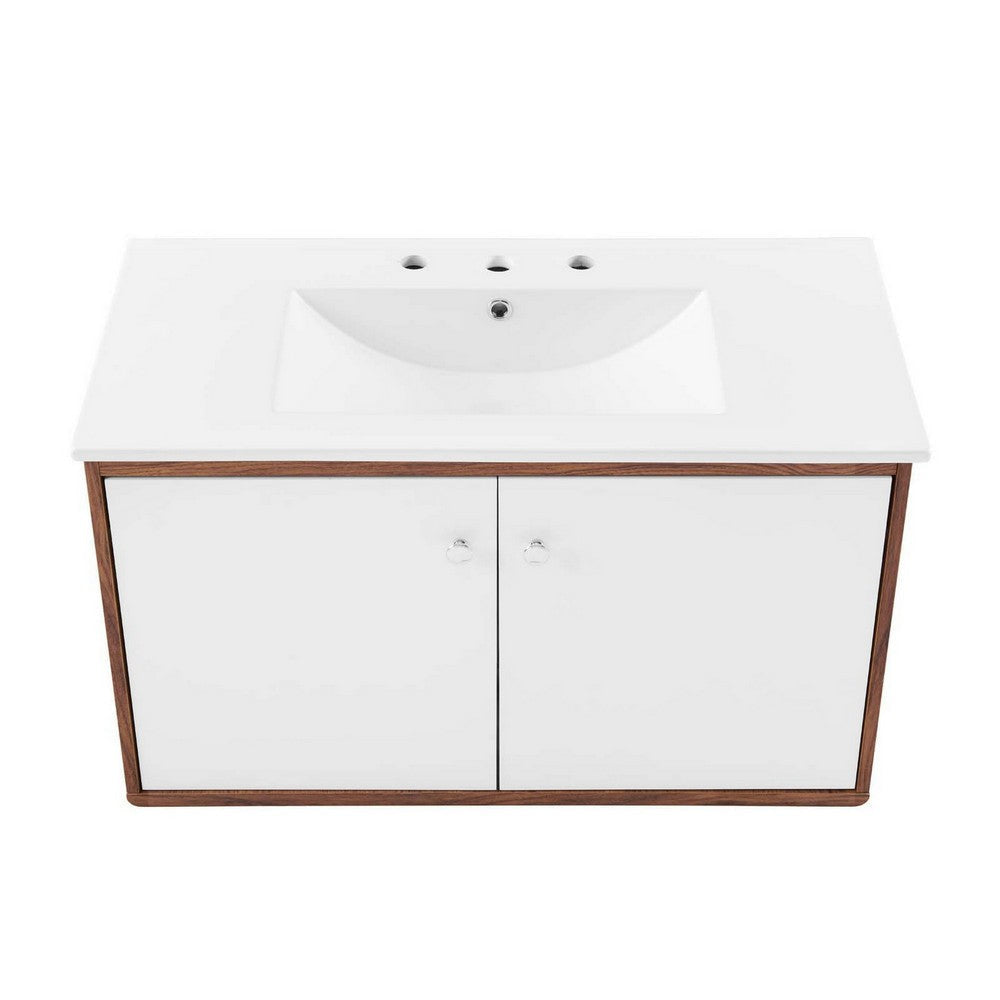 Transmit 36’ Wall-Mount Bathroom Vanity - No Shipping Charges MDY-EEI-4434-WAL-WHI