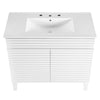 Modway Render 36’’ Bathroom Vanity in White White MDY-EEI-4437-WHI-WHI