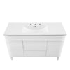 Modway Render 48’’ Single Bathroom Vanity in White White MDY-EEI-4439-WHI-WHI