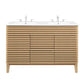 Modway Render 48’’ Bathroom Vanity in Oak White Double Sink MDY-EEI-4441-OAK-WHI