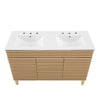 Modway Render 48’’ Bathroom Vanity in Oak White Double Sink MDY-EEI-4441-OAK-WHI