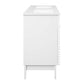 Modway Render 48’’ Double Bathroom Vanity in White White MDY-EEI-4441-WHI-WHI