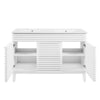 Modway Render 48’’ Double Bathroom Vanity in White White MDY-EEI-4441-WHI-WHI