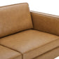 Modway Kaiya Upholstered Vegan Leather Sofa 32 x 71 x 33.5 Tan MDY-EEI-4455-TAN