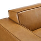 Modway Restore Vegan Leather Sectional Sofa 40.5 x 41.5 x 28 Tan MDY-EEI-4492-TAN