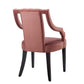 Virtue Performance Velvet Dining Chairs - Set of 2 - No Shipping Charges MDY-EEI-4554-DUS