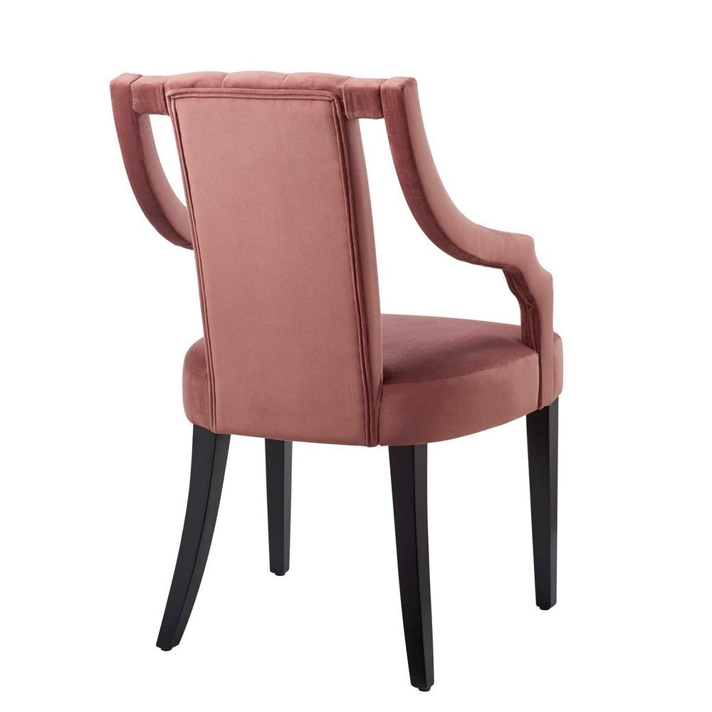 Virtue Performance Velvet Dining Chairs - Set of 2 - No Shipping Charges MDY-EEI-4554-DUS