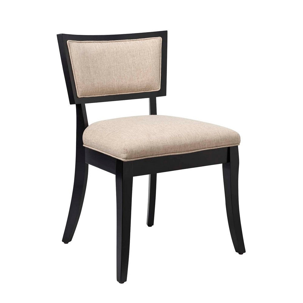 Pristine Upholstered Fabric Dining Chairs - Set of 2 - No Shipping Charges MDY-EEI-4557-BEI