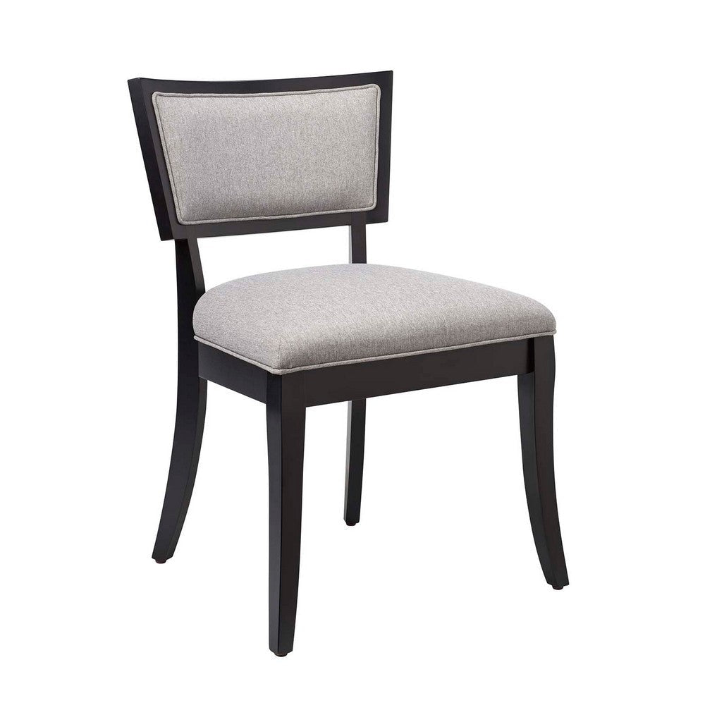 Modway Pristine Upholstered Fabric Dining Side Chairs in Light Gray-Set of 2 MDY-EEI-4557-LGR