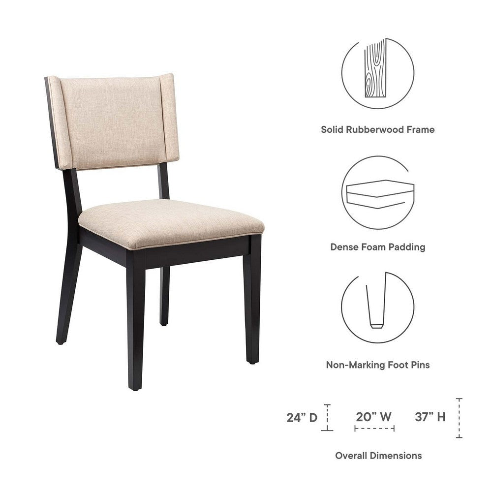 Esquire Dining Chairs - Set of 2 - No Shipping Charges MDY-EEI-4559-BEI