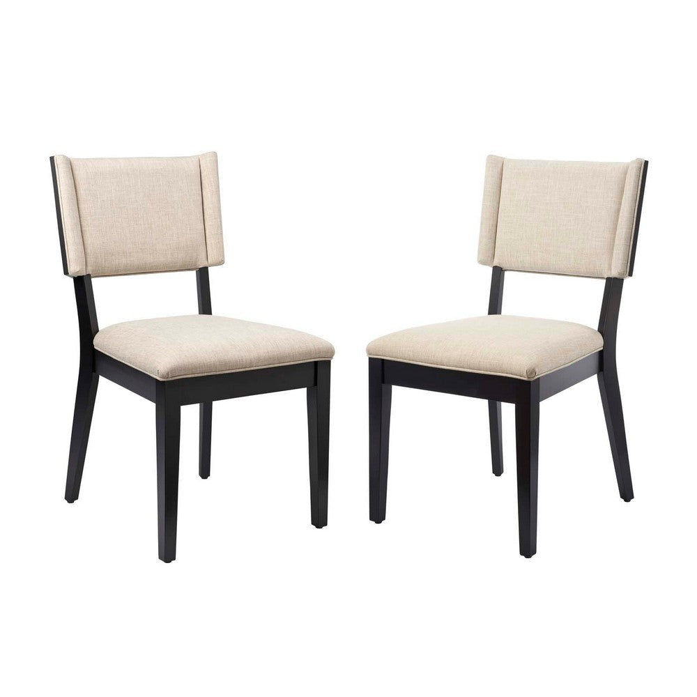 Esquire Dining Chairs - Set of 2 - No Shipping Charges MDY-EEI-4559-BEI