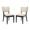 Esquire Dining Chairs - Set of 2 - No Shipping Charges MDY-EEI-4559-BEI