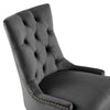 Regent Tufted Performance Velvet Office Chair - No Shipping Charges MDY-EEI-4571-GLD-DUS