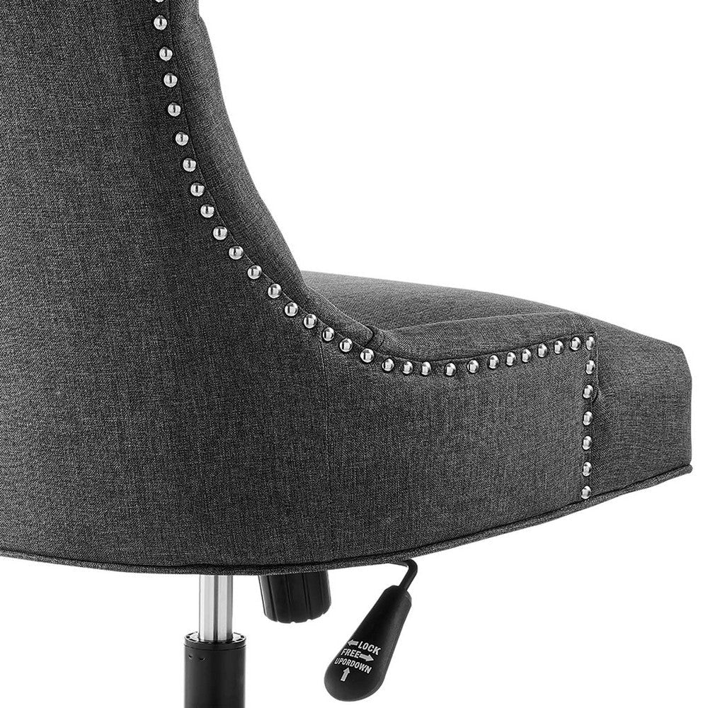 Regent Tufted Fabric Office Chair - No Shipping Charges MDY-EEI-4572-BLK-BEI