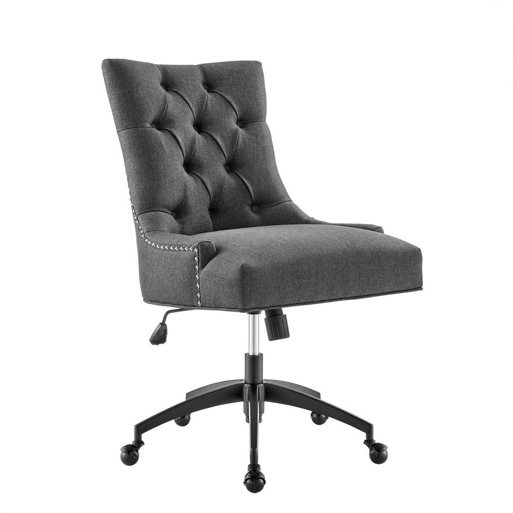 Regent Tufted Fabric Office Chair - No Shipping Charges MDY-EEI-4572-BLK-BEI