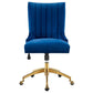 Empower Channel Tufted Performance Velvet Office Chair MDY-EEI-4575-GLD-DUS