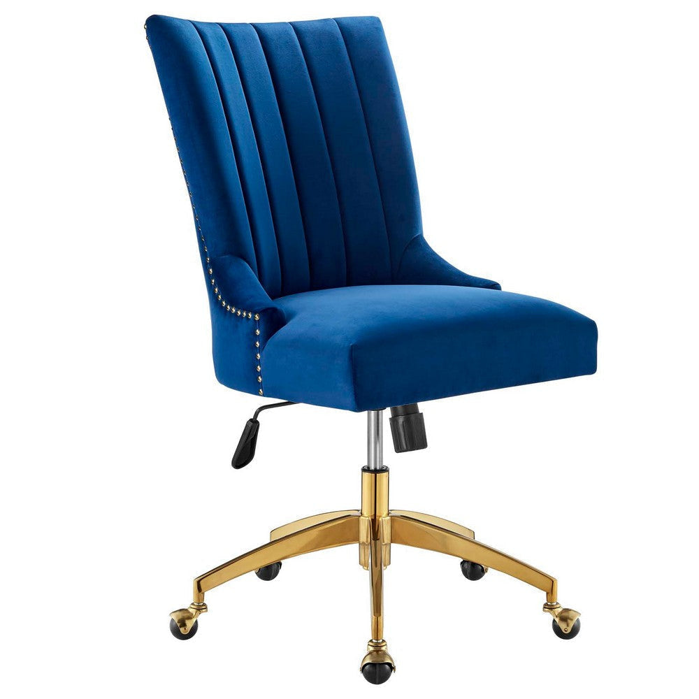 Empower Channel Tufted Performance Velvet Office Chair MDY-EEI-4575-GLD-DUS