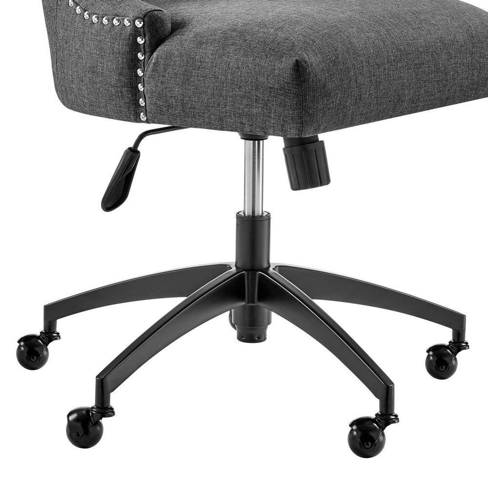 Empower Channel Tufted Fabric Office Chair - No Shipping Charges MDY-EEI-4576-BLK-BEI