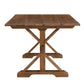 Modway Windchime 71’’ Modern Farmhouse Solid Wood Walnut-Trestle Dining Table MDY-EEI-4579-WAL