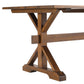 Modway Windchime 71’’ Modern Farmhouse Solid Wood Walnut-Trestle Dining Table MDY-EEI-4579-WAL