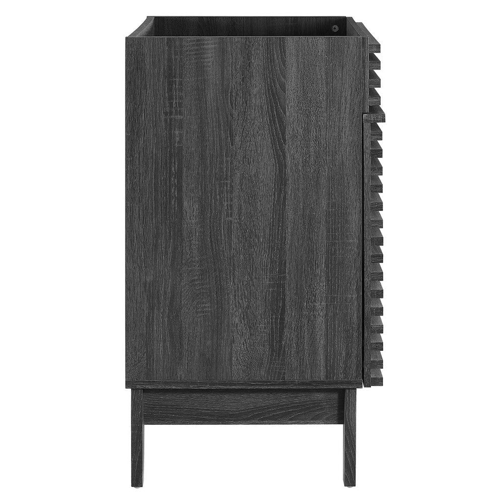 Modway Render Bathroom Vanity Cabinet in Charcoal-Sink Basin Not Included 24 Inch MDY-EEI-4598-CHA