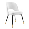 Modway Rouse Upholstered Velvet Side 2 pcs - Dining Chairs White MDY-EEI-4599-WHI