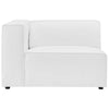 Modway Mingle Vegan Leather Sectional Sofa Left-Arm Chair White MDY-EEI-4621-WHI