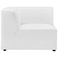 Modway Mingle Vegan Leather Sectional Sofa Corner Chair White 37 x 37 x 27 MDY-EEI-4625-WHI