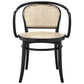 Oliana Wood Dining Armchair - No Shipping Charges MDY-EEI-4647-BLK