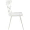 Modway Sutter Modern Farmhouse Wood Dining Chair in White MDY-EEI-4650-WHI