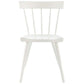 Modway Sutter Modern Farmhouse Wood Dining Chair in White MDY-EEI-4650-WHI