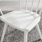 Modway Sutter Modern Farmhouse Wood Dining Chair in White MDY-EEI-4650-WHI