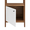 Modway Bixby Display Case 21’’ Bookshelf Walnut White MDY-EEI-4655-WAL-WHI