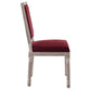 Court French Vintage Performance Velvet Dining Side Chair - No Shipping Charges MDY-EEI-4662-NAT-MAR