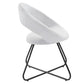 Modway Nouvelle Dining Chair Black White MDY-EEI-4683-BLK-WHI