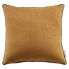 Modway Accentuate 18" Performance Velvet Accent Throw Pillow, 18" x 18", Cognac Green