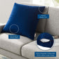 Enhance 24’ Performance Velvet Throw Pillow - No Shipping Charges MDY-EEI-4701-BLO