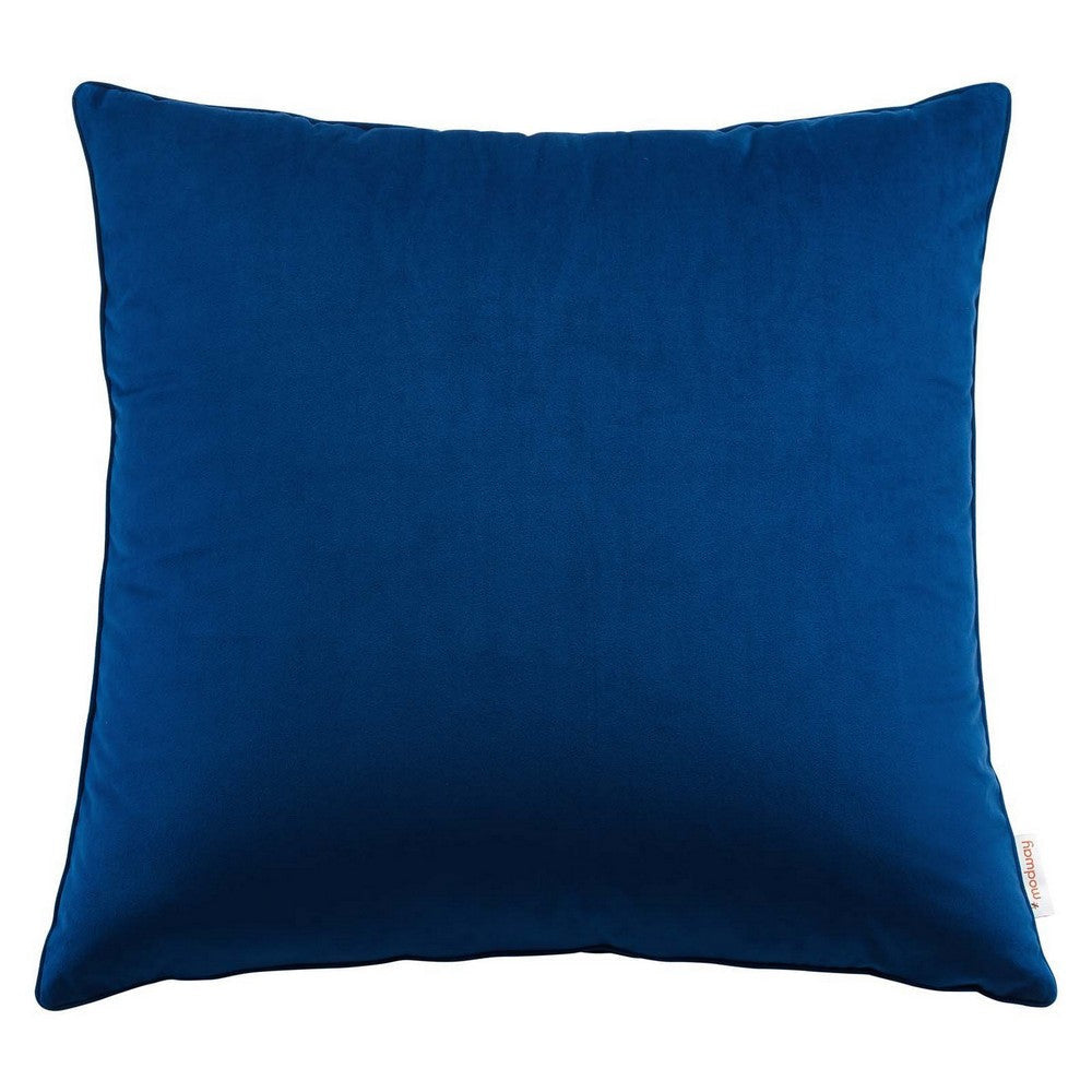 Enhance 24" Performance Velvet Throw Pillow - No Shipping Charges