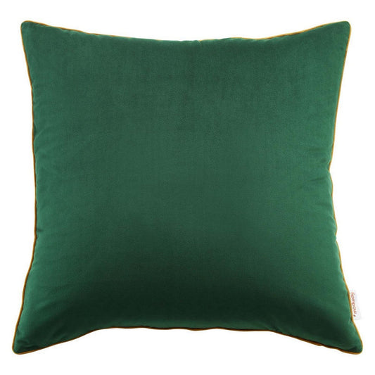 Modway Accentuate 24" Performance Velvet Accent Throw Pillow, 24" x 24", Green Cognac