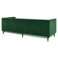 Modway Devote Channel Tufted Performance Velvet Sofa Emerald MDY-EEI-4720-EME