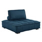 Modway Saunter Sofas, Armless Chair, Azure