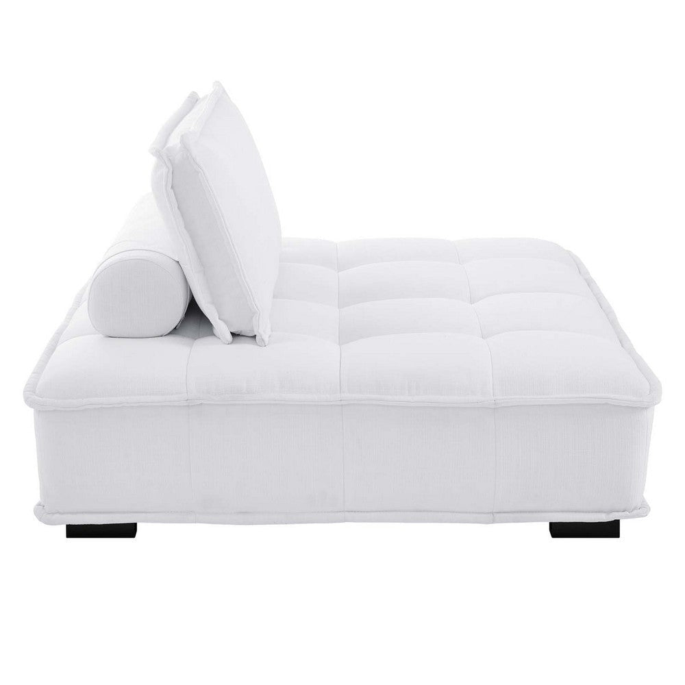 Modway Saunter Sofas Armless Chair White MDY-EEI-4725-WHI