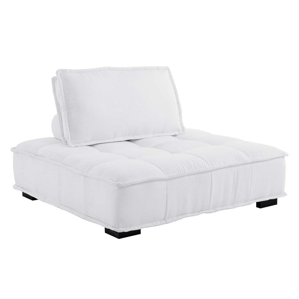 Modway Saunter Sofas, Armless Chair, White