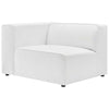 Modway Mingle Vegan Leather 2-Piece Sectional Loveseat White MDY-EEI-4788-WHI