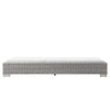 Modway Conway Outdoor Patio Wicker Rattan Chaise Lounge Light Gray White MDY-EEI-4843-LGR-WHI