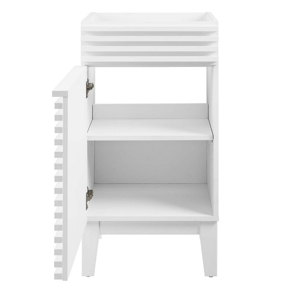 Modway Render 18’’ Bathroom Vanity in White-Sink Basin Not Included 18 Inch MDY-EEI-4849-WHI