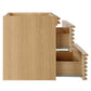 Modway Render 30’’ Wall-Mount Bathroom Vanity in Oak-Sink Basin Not Included 30 Inch MDY-EEI-4850-OAK