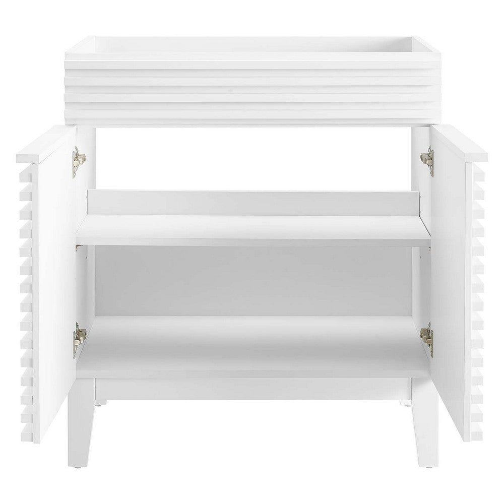 Modway Render 30’’ Bathroom Vanity in White-Sink Basin Not Included 30 Inch MDY-EEI-4851-WHI