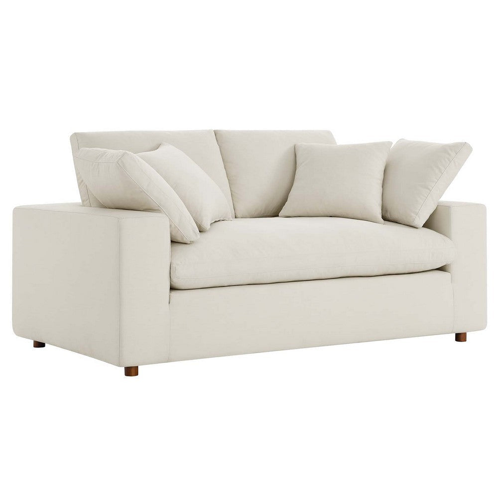 Modway Commix Love Seats, Light Beige